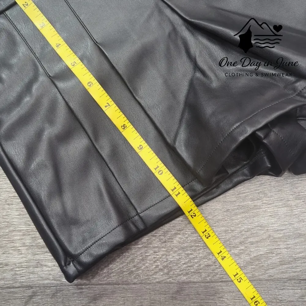 Altar'd State Black Faux Leather Shorts - Picture 6 of 7